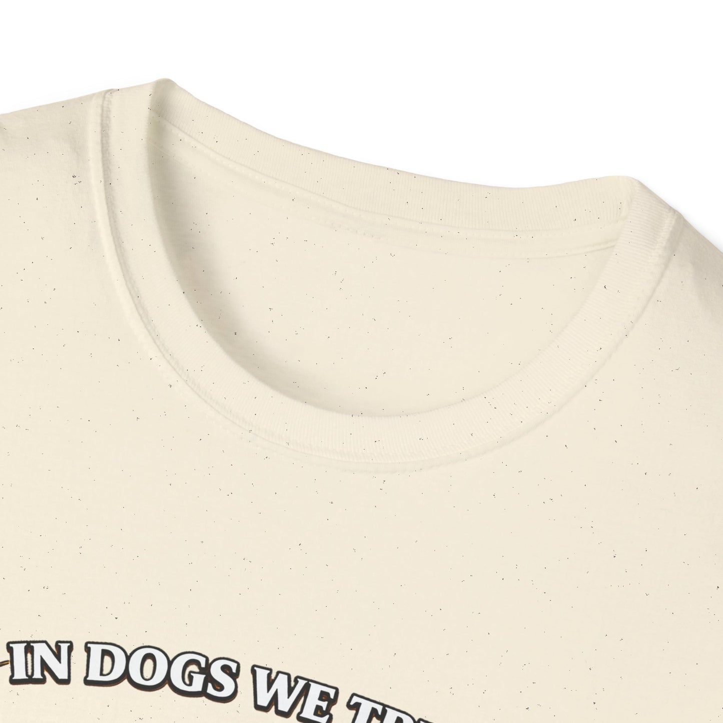 Musher & Sled Dogs T-Shirt — “In Dogs We Trust” Vintage Sledding Tee