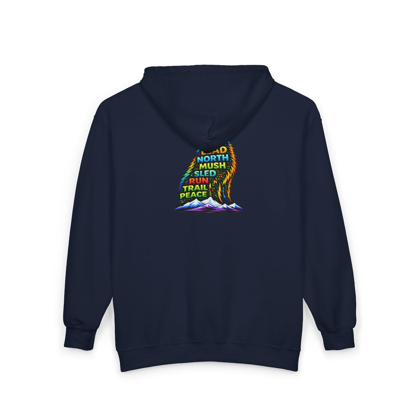 Sitting Howling Dog - Zip Hoodie