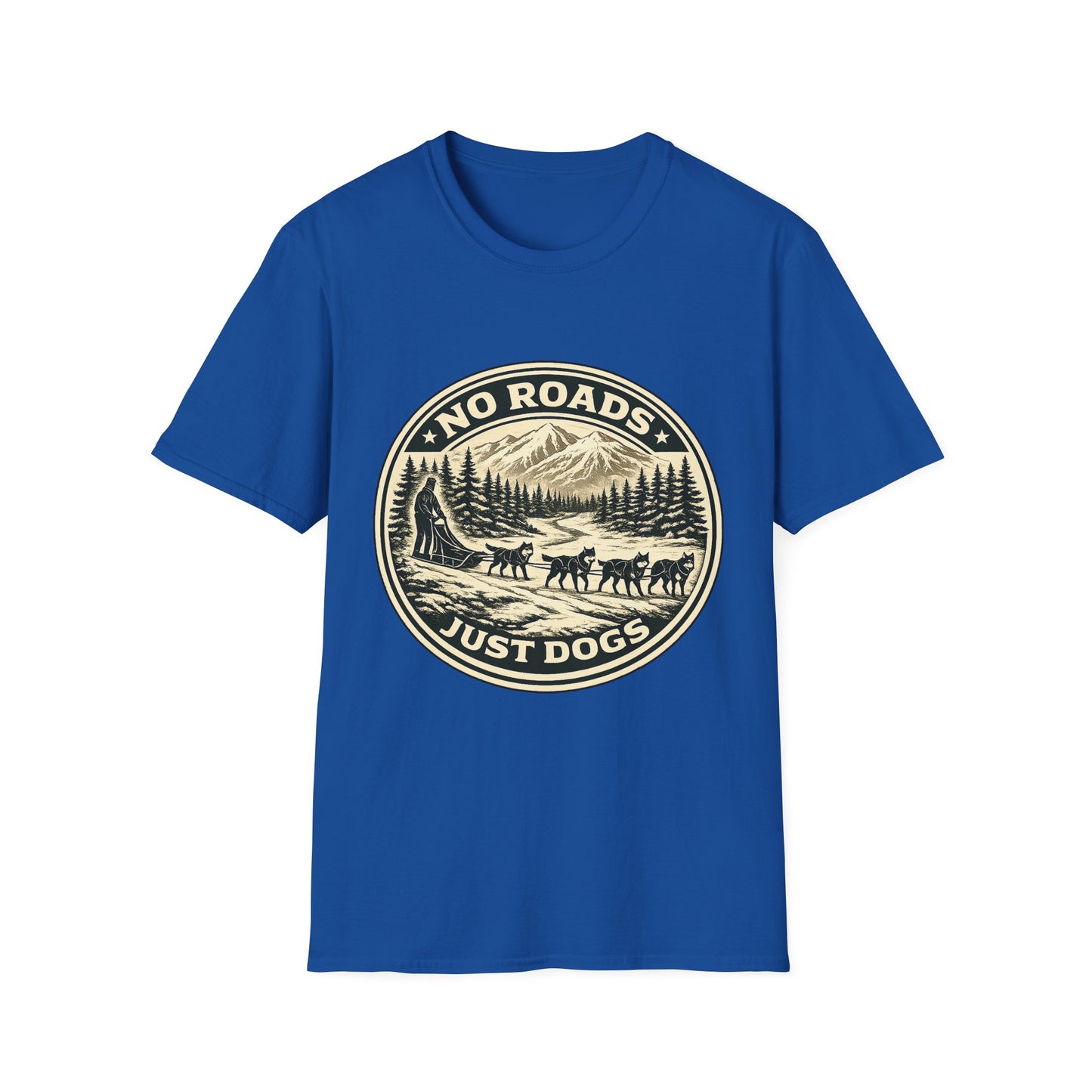 No Roads Just Dogs - Tee