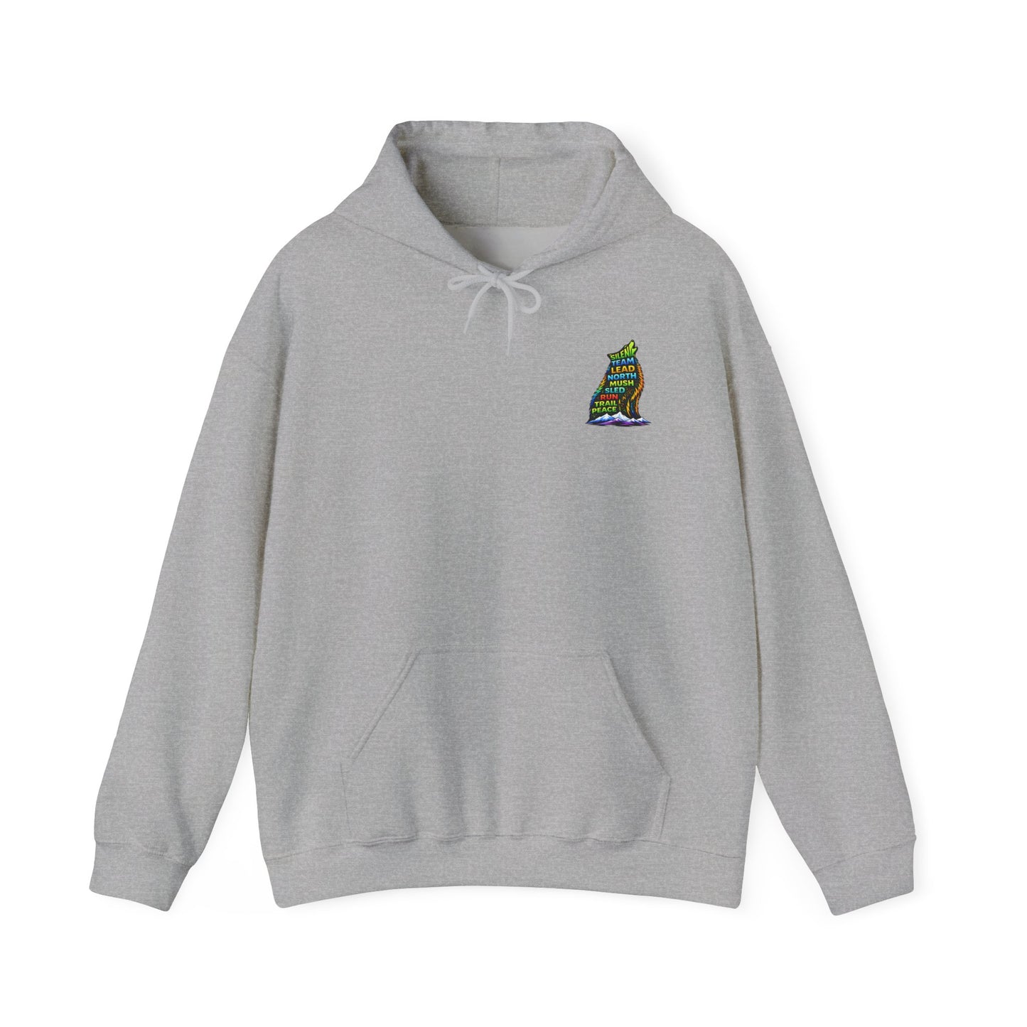Sitting Howling Dog - Hoodie