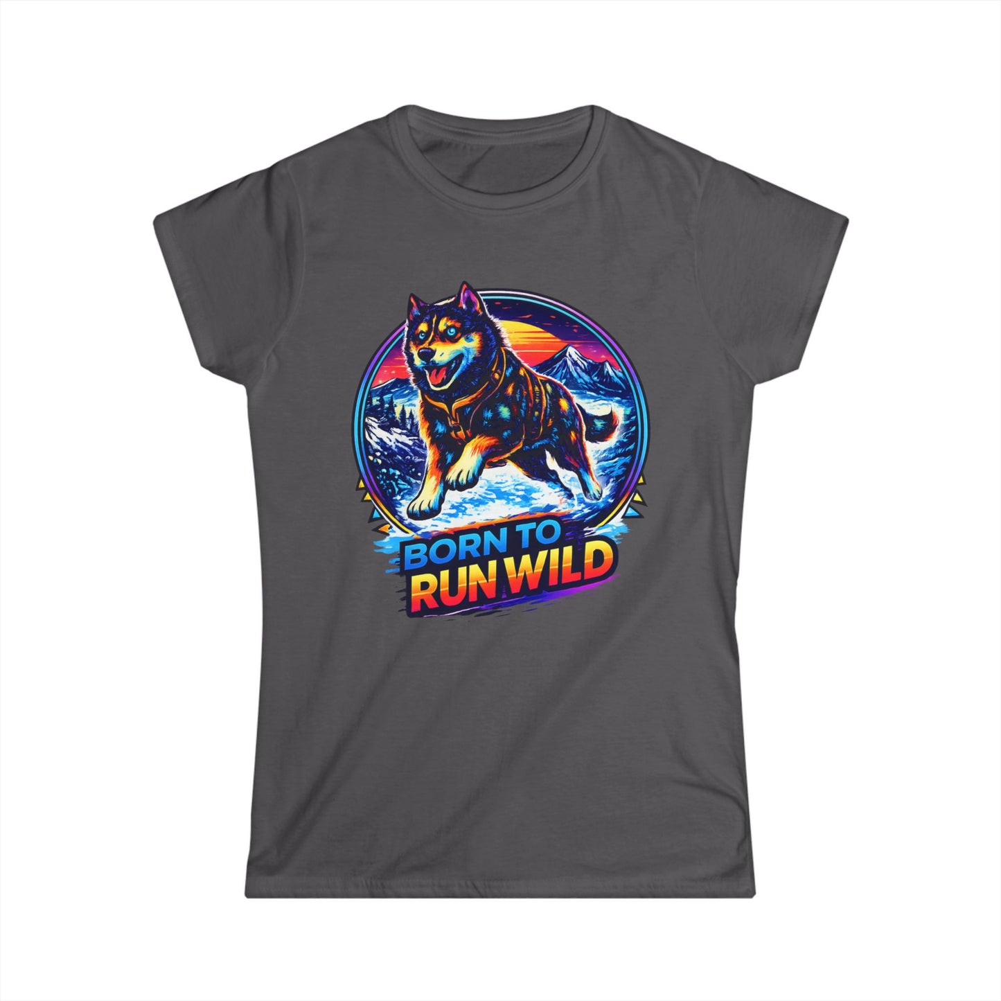 Born to Run Wild Husky - Woman Tee