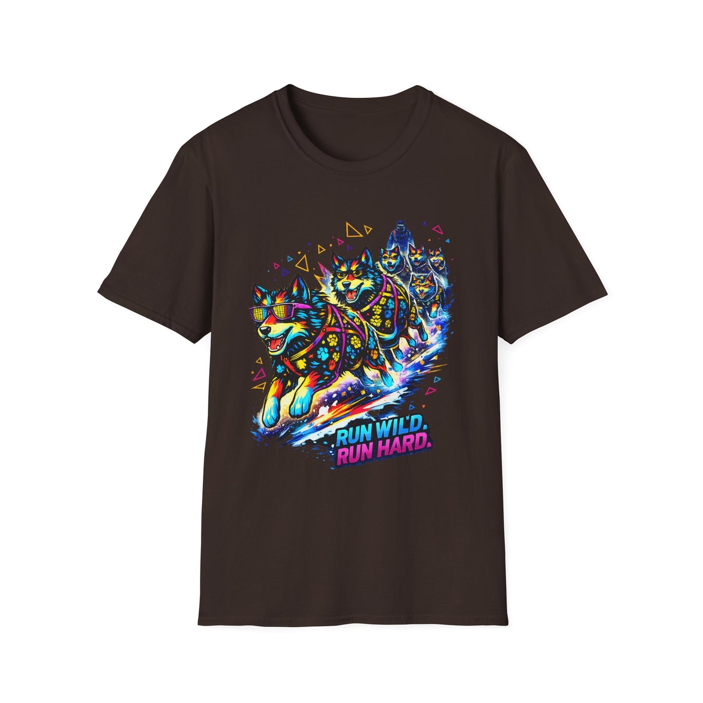 Run Wild Run Hard Husky Team T-Shirt