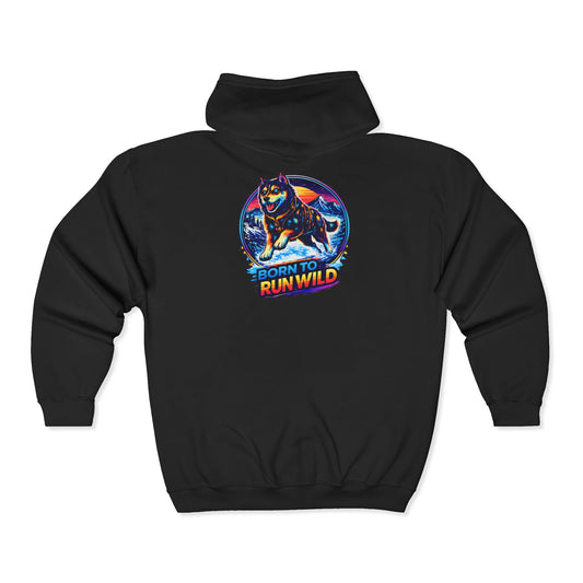 Born to Run Wild - Zip Hoodie