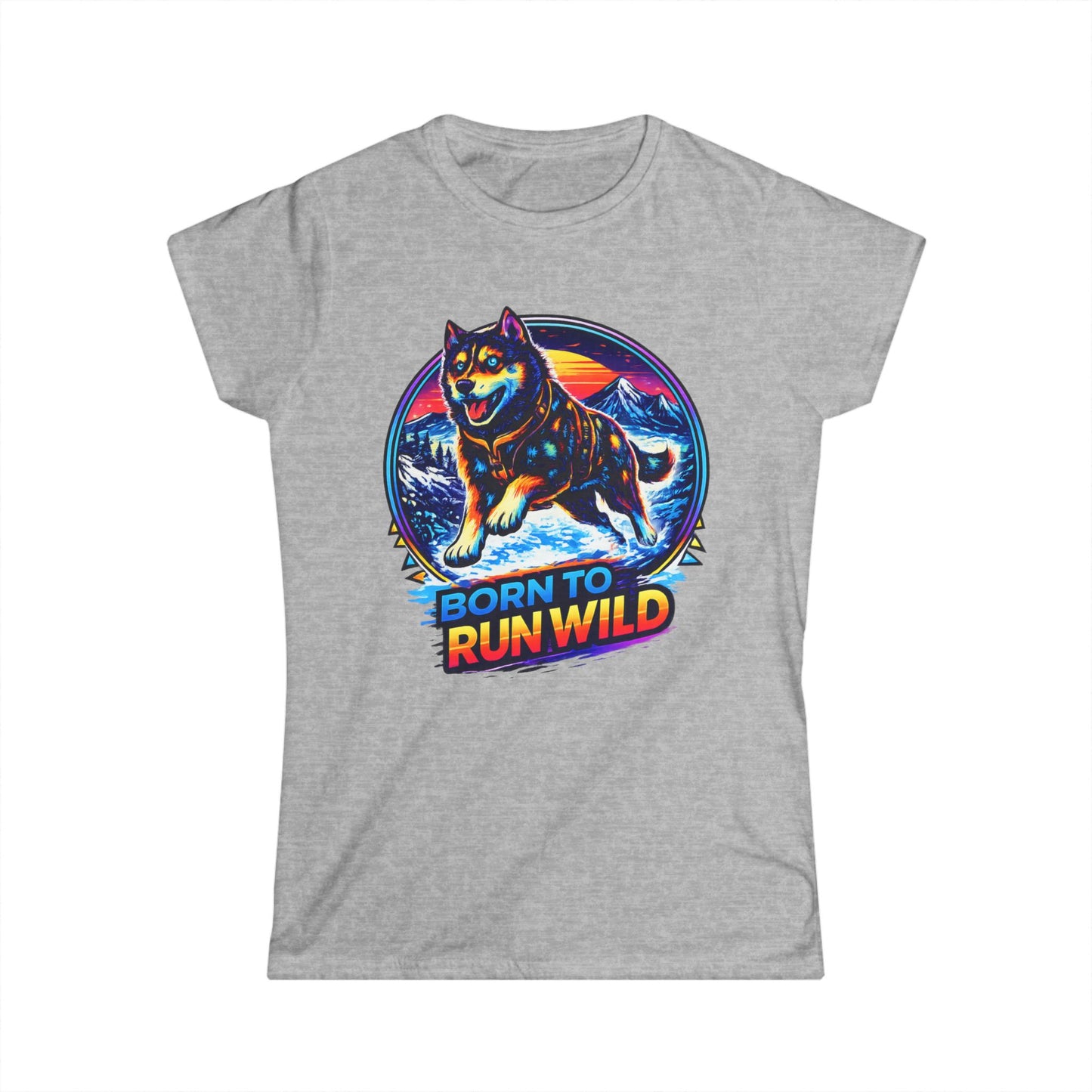 Born to Run Wild Husky - Woman Tee
