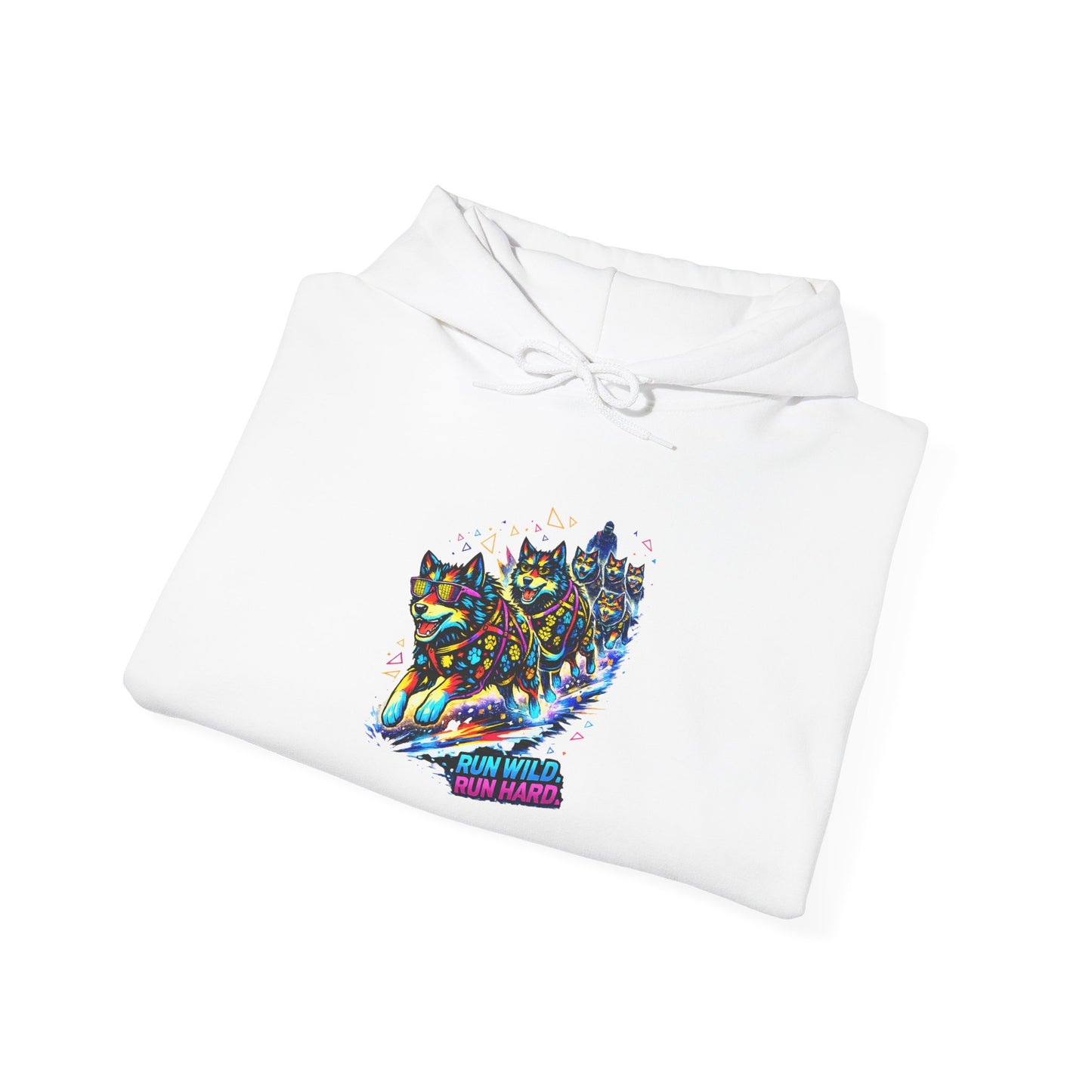 Holographic Maple Heart Hoodie — Retro Canadian Pride Pullover