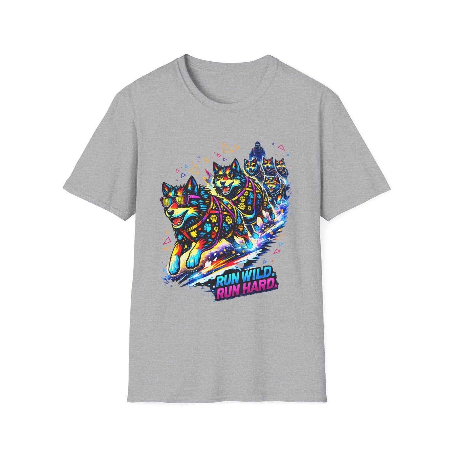 Run Wild Run Hard Husky Team T-Shirt