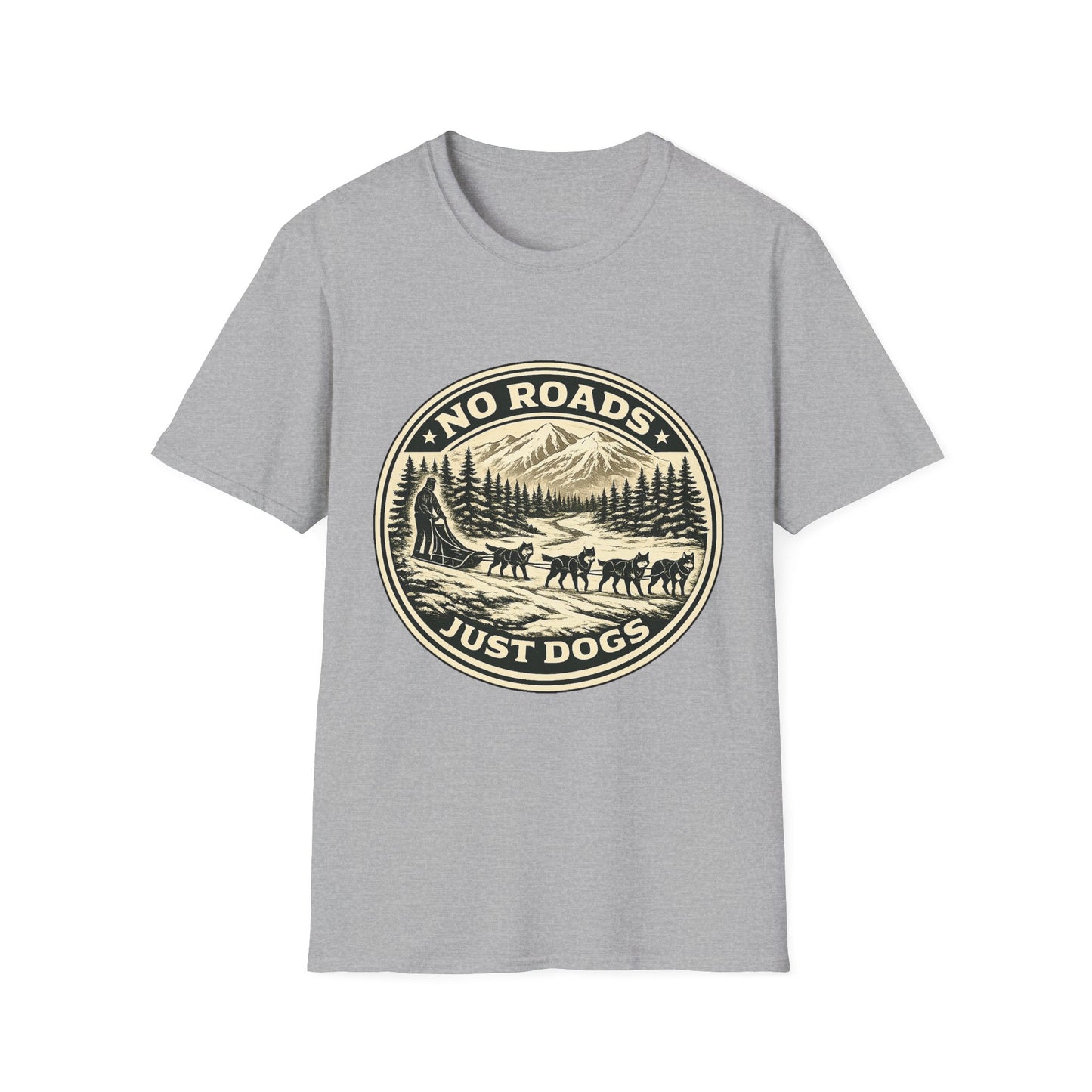 No Roads Just Dogs - Tee