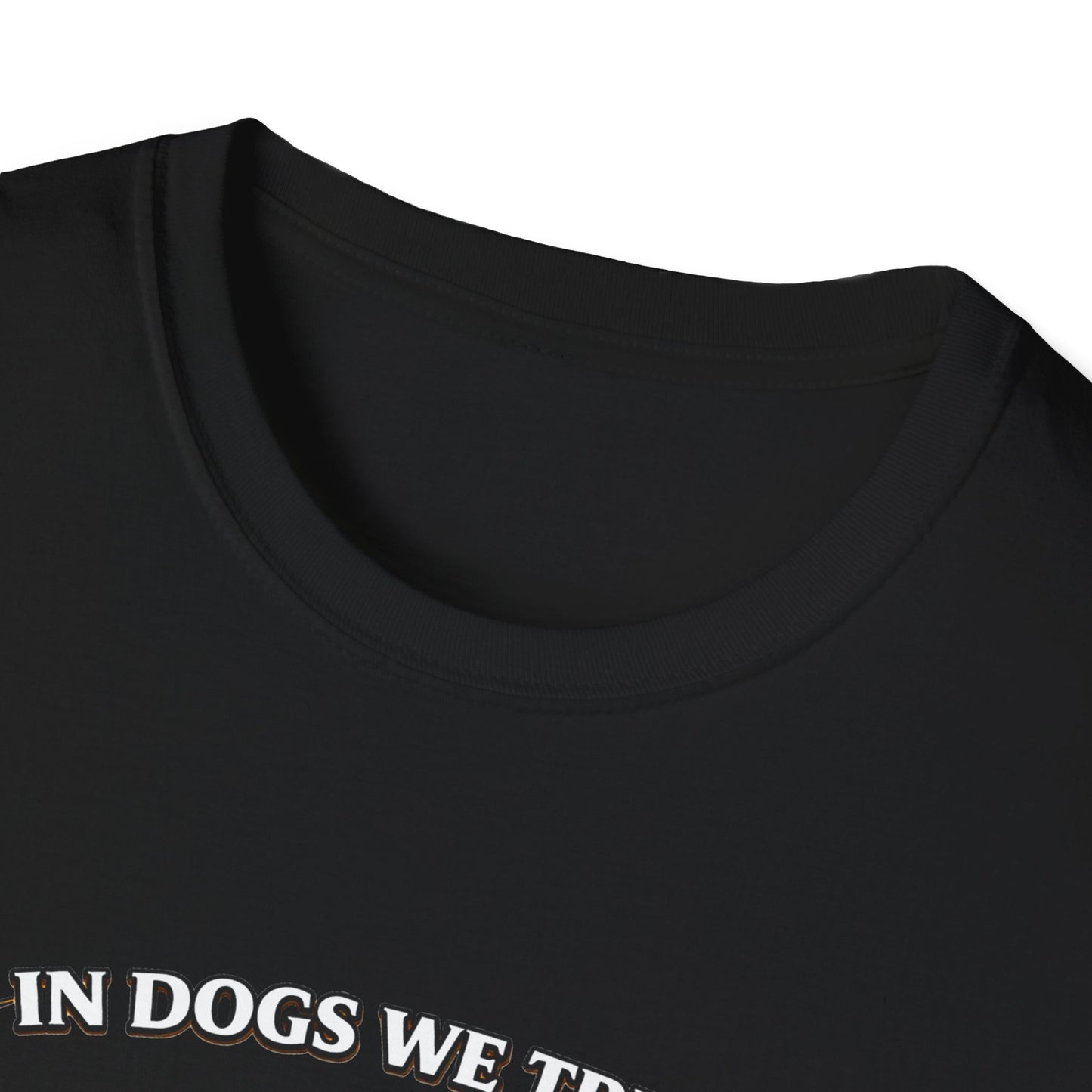 Musher & Sled Dogs T-Shirt — “In Dogs We Trust” Vintage Sledding Tee