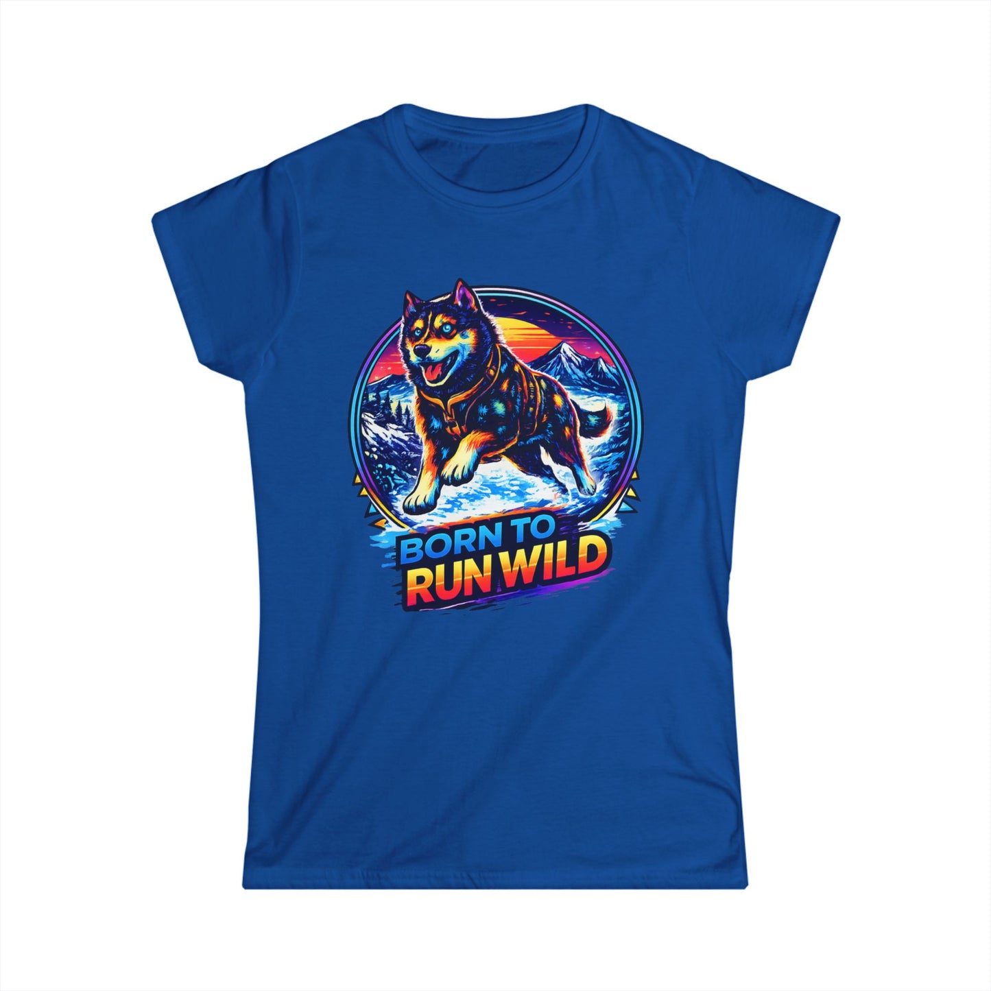 Born to Run Wild Husky - Woman Tee