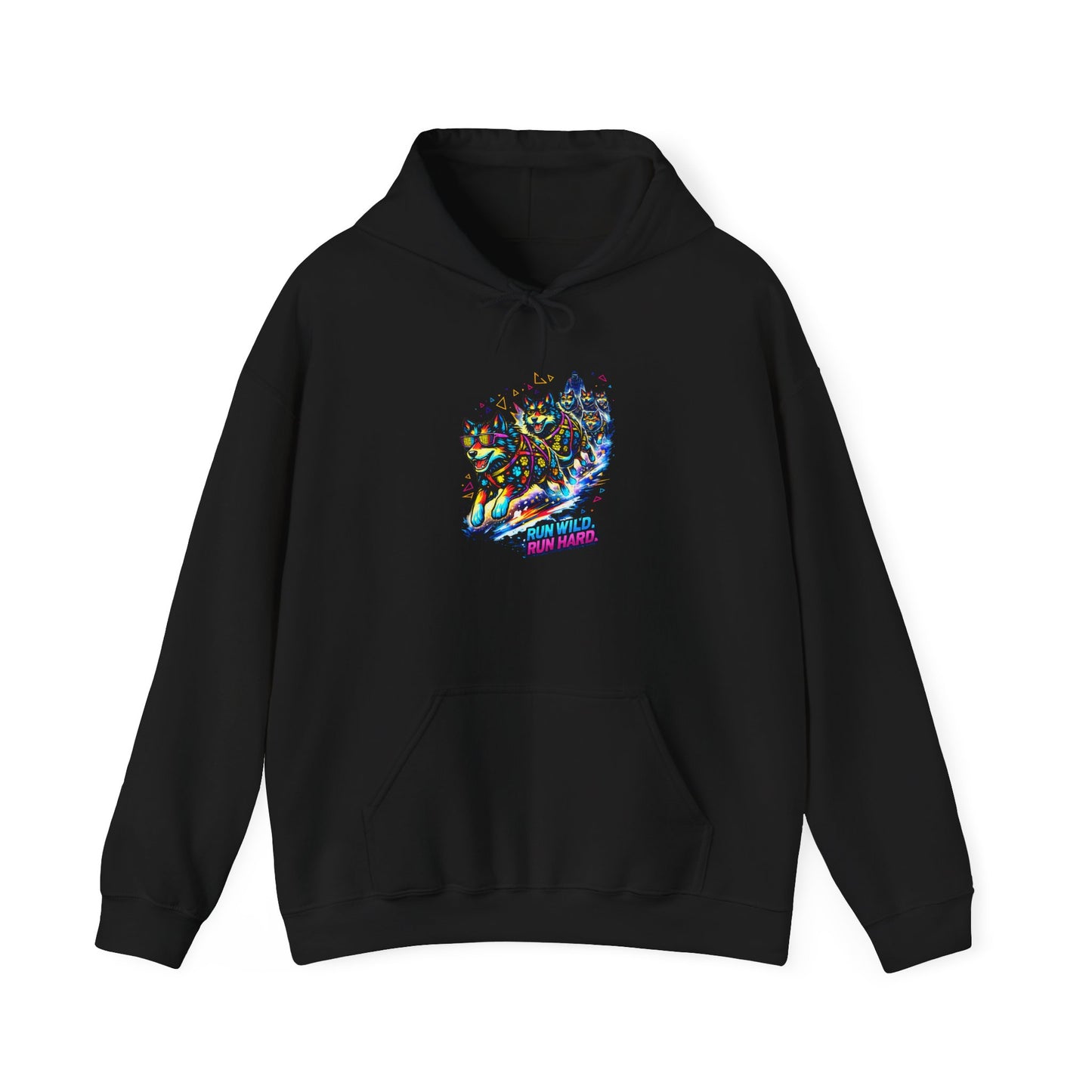 Holographic Maple Heart Hoodie — Retro Canadian Pride Pullover