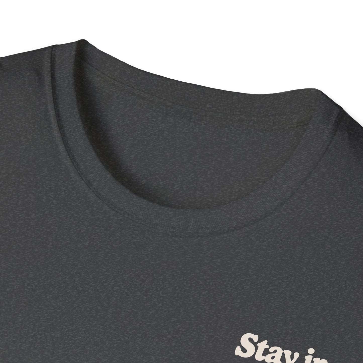 Stay in Your Vibe T-Shirt — Retro Neutral Graphic Tee