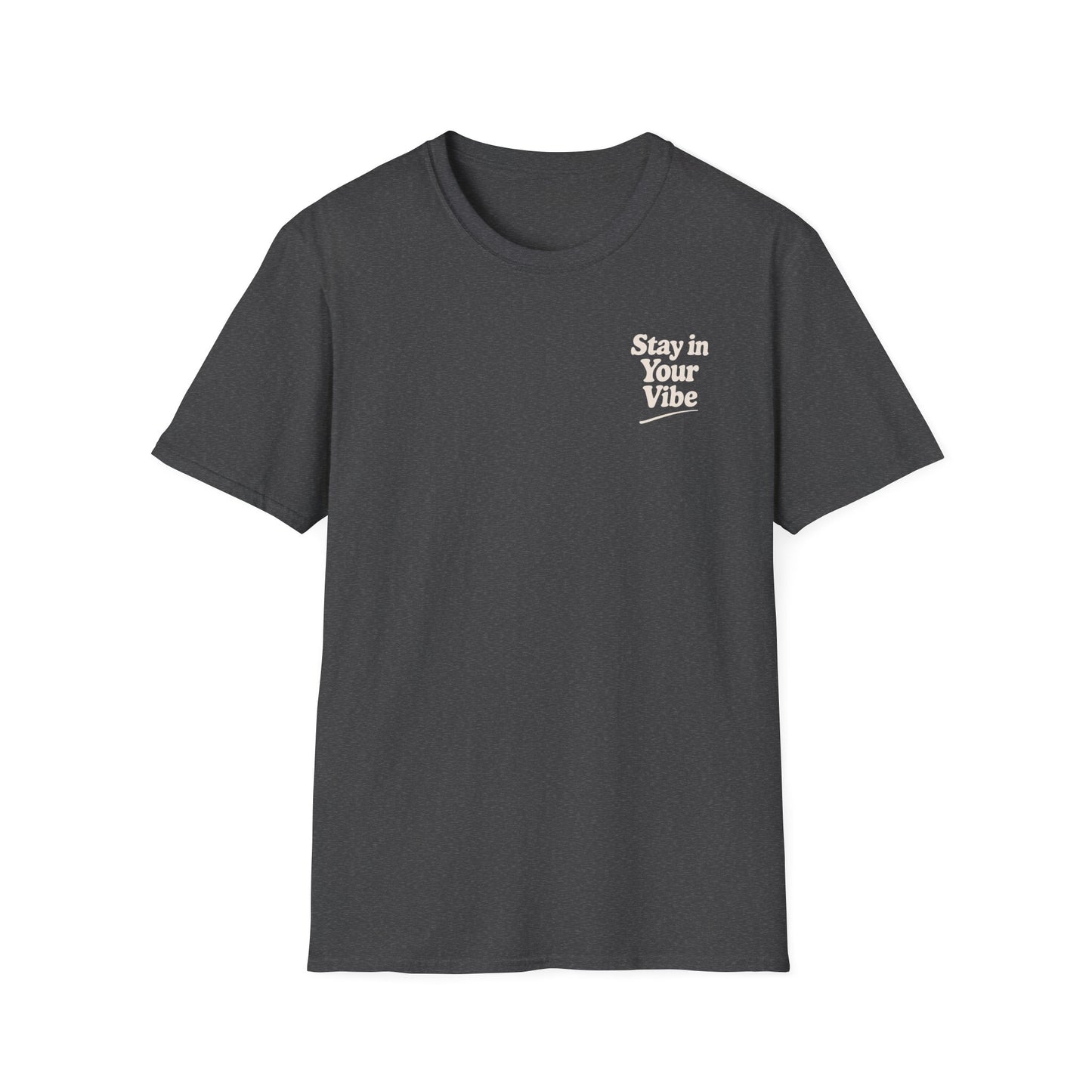 Stay in Your Vibe T-Shirt — Retro Neutral Graphic Tee