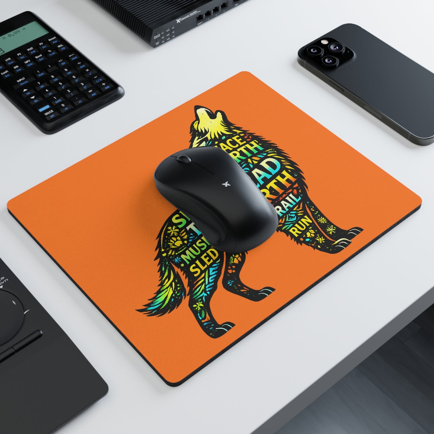Howling Dog - Mouse Pad